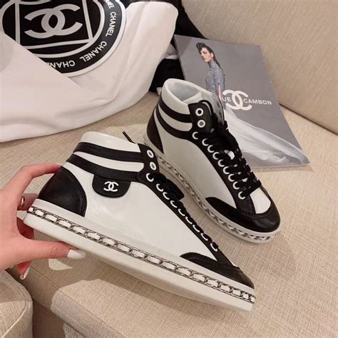 women chanel tennis shoes|chanel high top sneakers 2021.